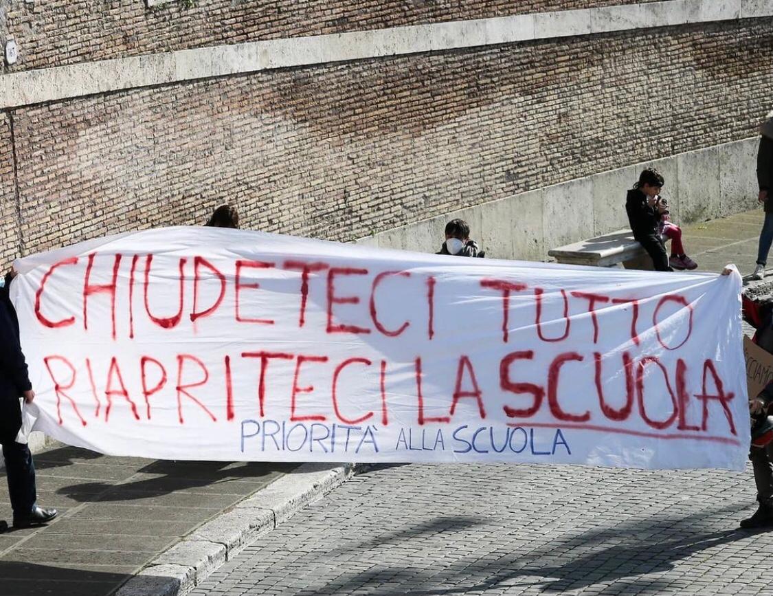 manifestazione contro dad