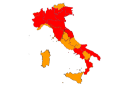 italia colori regioni 12 aprile