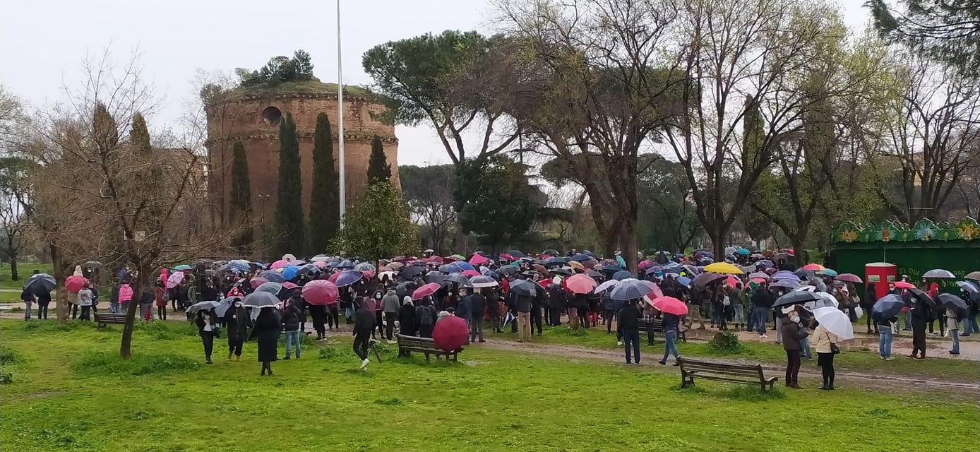 marcia contro stupro ragazza villa gordiani