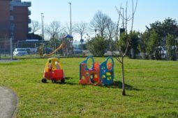 Giardino pubblico per i bimbi a Pomezia