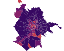 Mappa Coronavirus Roma