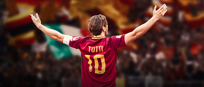 speravo de morì prima Totti