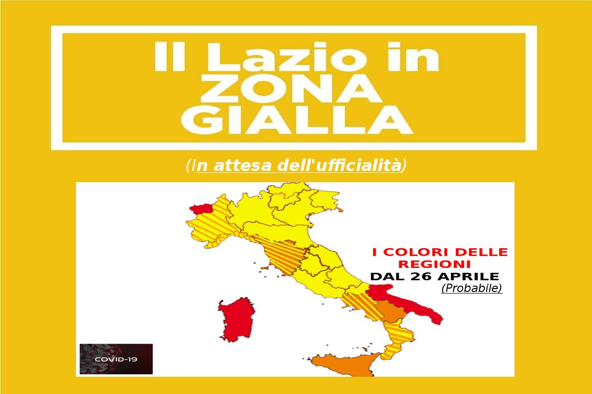 lazio zona gialla 26 aprile