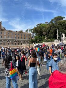 Ddl Zan piazza del Popolo