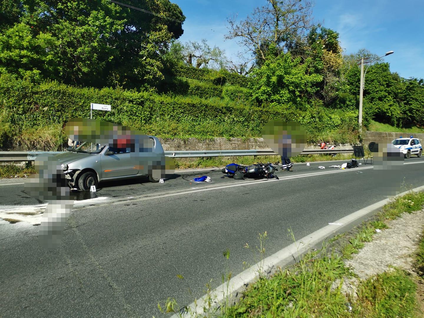 velletri incidente appia nord