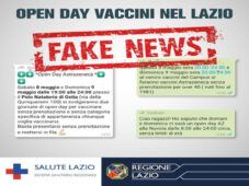 fake news vaccinazioni Lazio