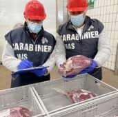 Maxi sequestro carne Roma