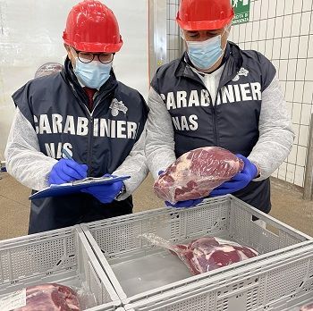 Maxi sequestro carne Roma