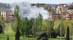 Incendio Parco delle Sabine