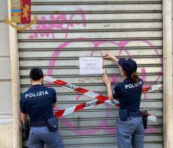 Chiusura 4 locali Polizia