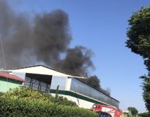 incendio fiumicino villa Guglielmi