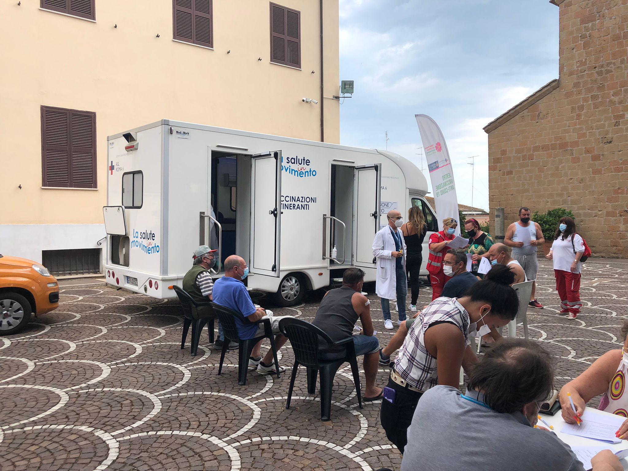 camper vaccinazioni ardea