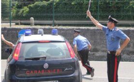 Carabinieri posto di blocco