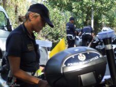 polizia locale eur caduta albero