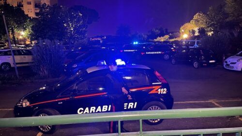 I controlli dei Carabinieri a Tor Bella Monaca