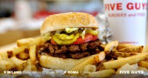 Five Guys Roma apertura