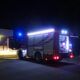 Incendio piazzale delle Regioni Pomezia