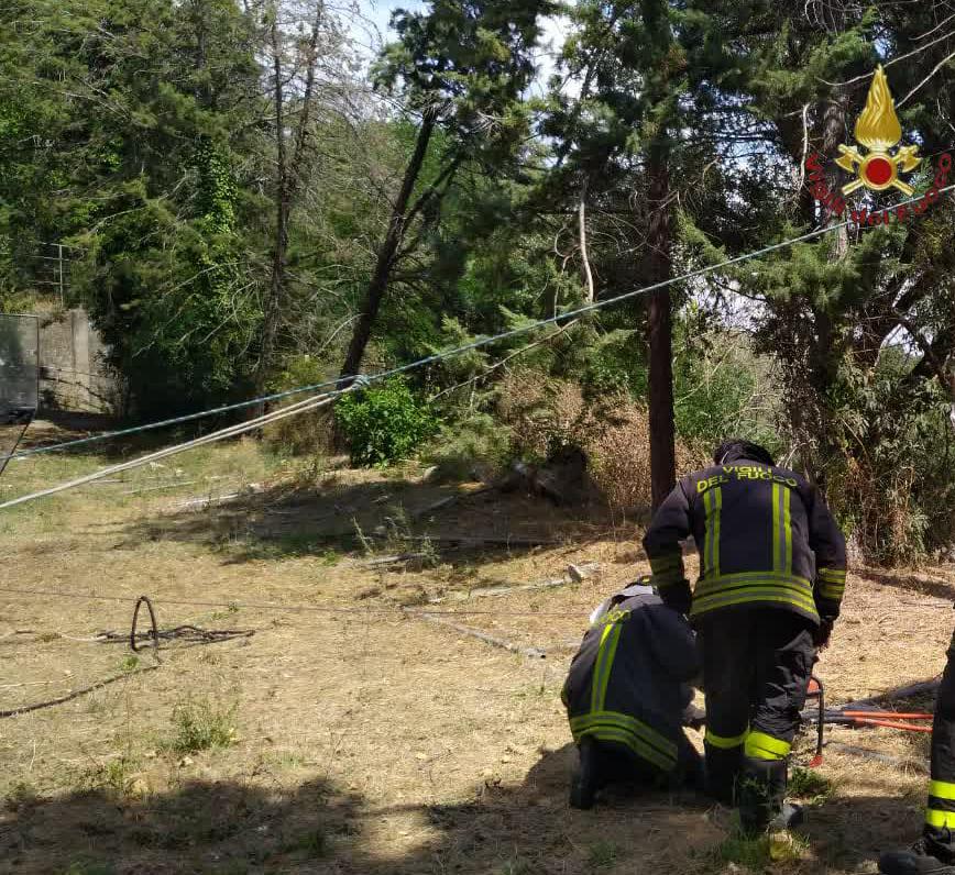 Vigili del Fuoco al lavoro