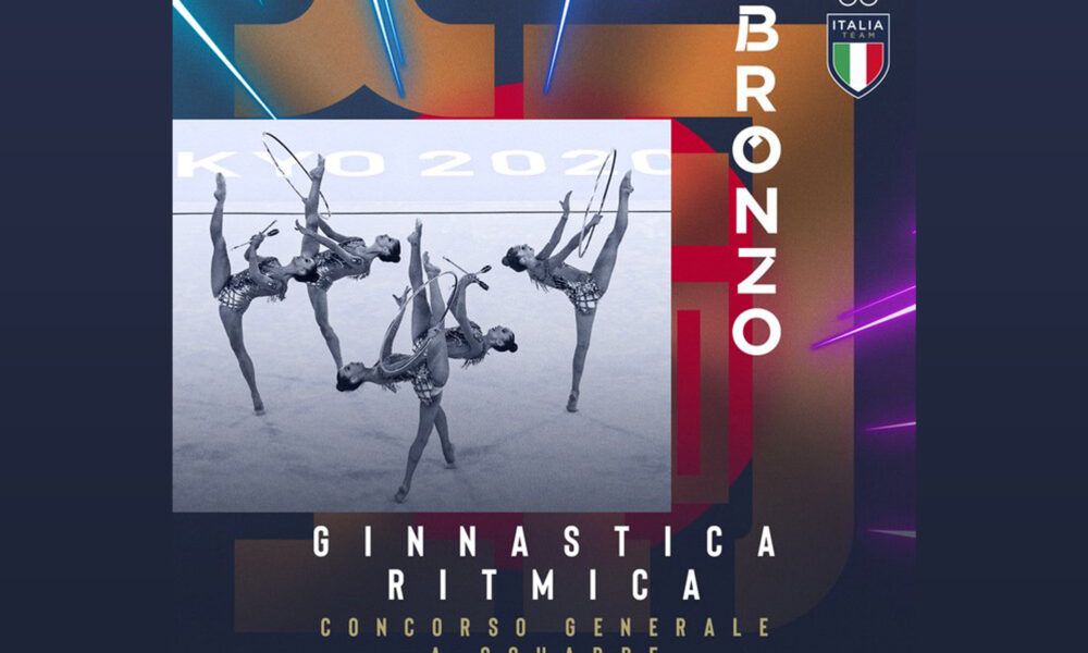 Olimpiadi Tokio 2020 bronzo per le Farfalle della ginnastica ritmica