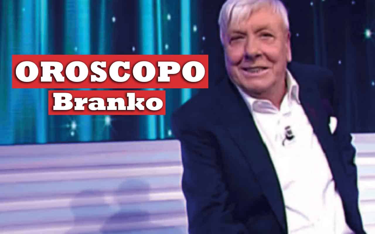 Oroscopo Branko martedì 22 novembre 2022
