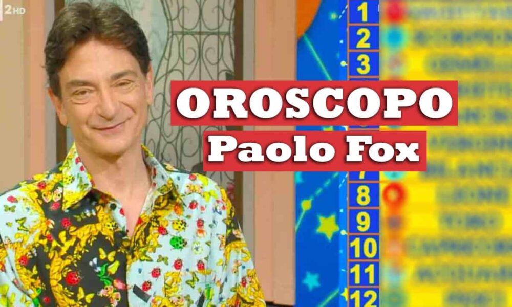 Oroscopo settimanale Paolo Fox dal 3 al 9 aprile 2023