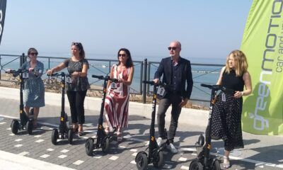 presentazione monopattini a tre ruote Anzio