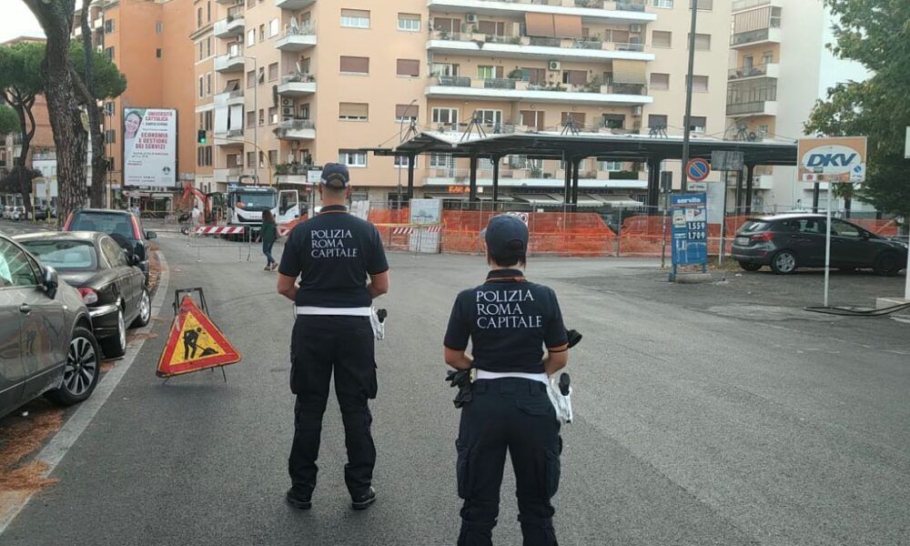 Polizia locale in viale antonio ciamarra per l'investimento all'86enne