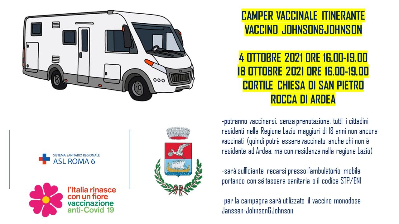 camper vaccinale ardea