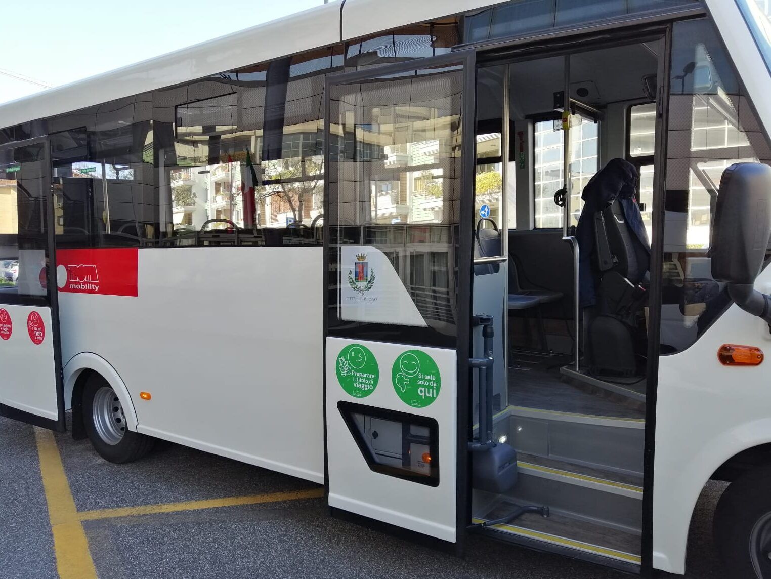 Autobus della TPL a Fiumicino dove gli autisti non percepivano gli stipendi da quasi due mesi