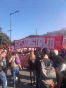 Manifestazione G-20 Roma