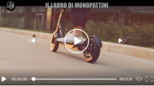 ladro seriale bici e monopattini