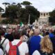manifestazione no-green pass a Roma