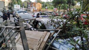 operaio precipitato roma