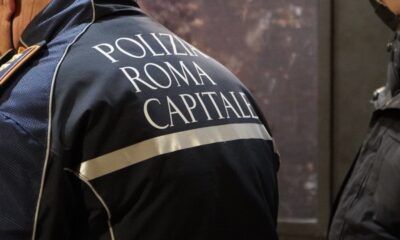 Intervento della Polizia Locale per una discarica abusiva a Roma nord