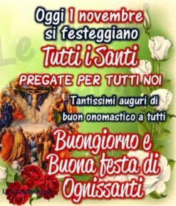 Auguri Festa Ognissanti