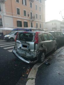 Maxi tamponamento a Roma