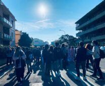 Manifestazione Liceo Pascal pomezia