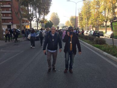 Manifestazione Liceo Pascal pomezia