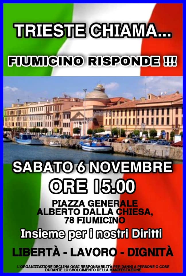 manifestazione-no-green-pass-fiumicino-6-novembre