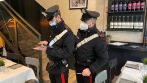 controlli sul green pass dei Carabinieri ad Anzio