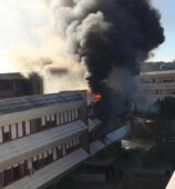 Incendio Tor di Quinto Carabinieri