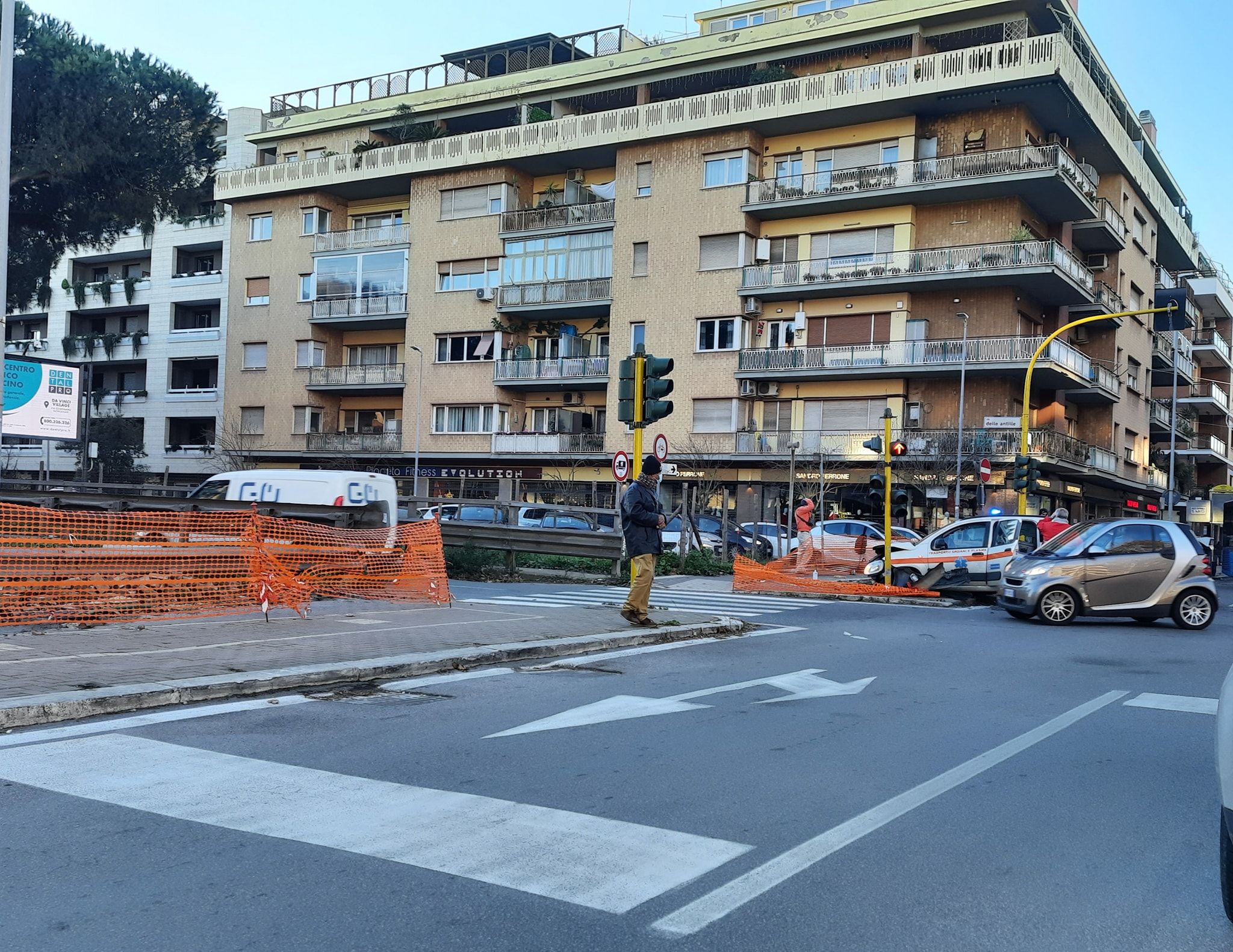 Ostia incidente viadotto Attico Tabacchi