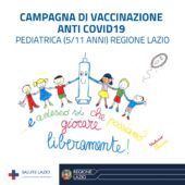 Lazio, al via le vaccinazioni pediatriche: le prenotazioni a partire dal 13 dicembre