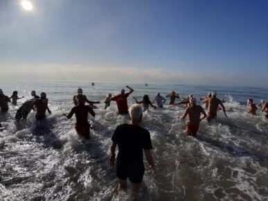 bagno di Capodanno a Ostia