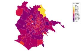 Roma, ecco la mappa aggiornata dei contagi: i municipi e i quartieri più a rischio