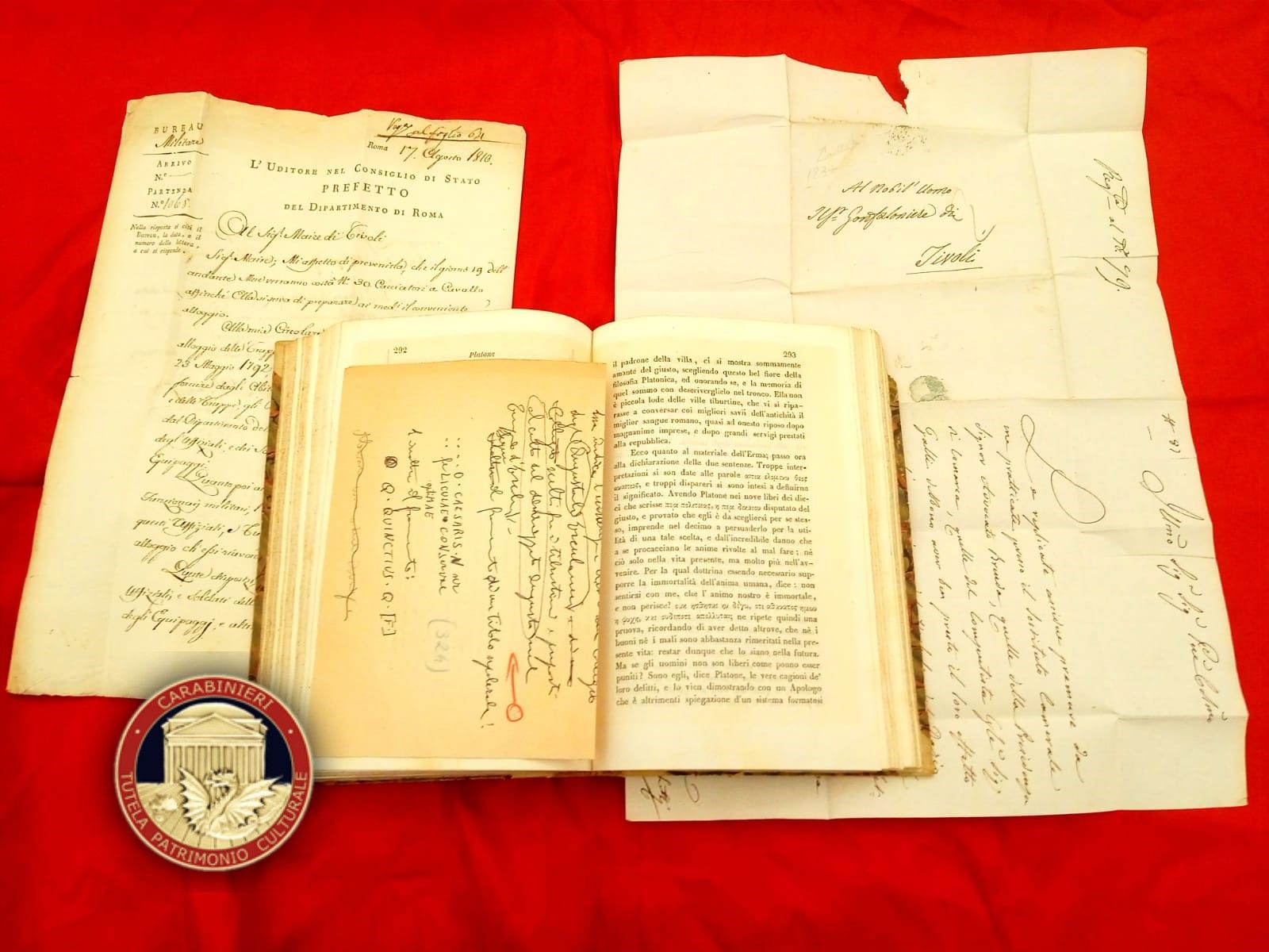 Tivoli, trafugati preziosi documenti storici dall'archivio e dalla biblioteca