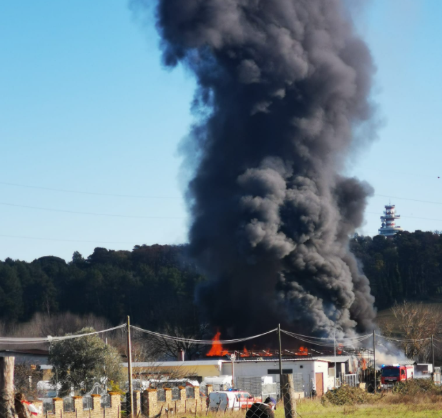 Incendio Casalotti