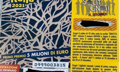 lotteria Italia Lotteria Italia i premi di 2ª e 3ª categoria