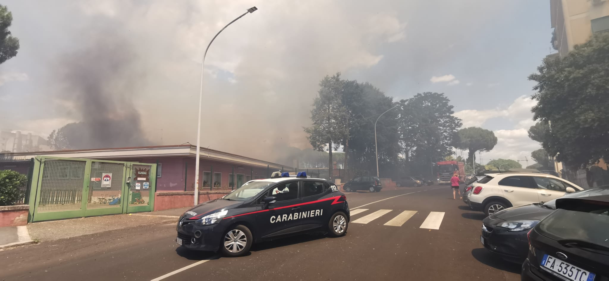 incendio via Monte Resegone