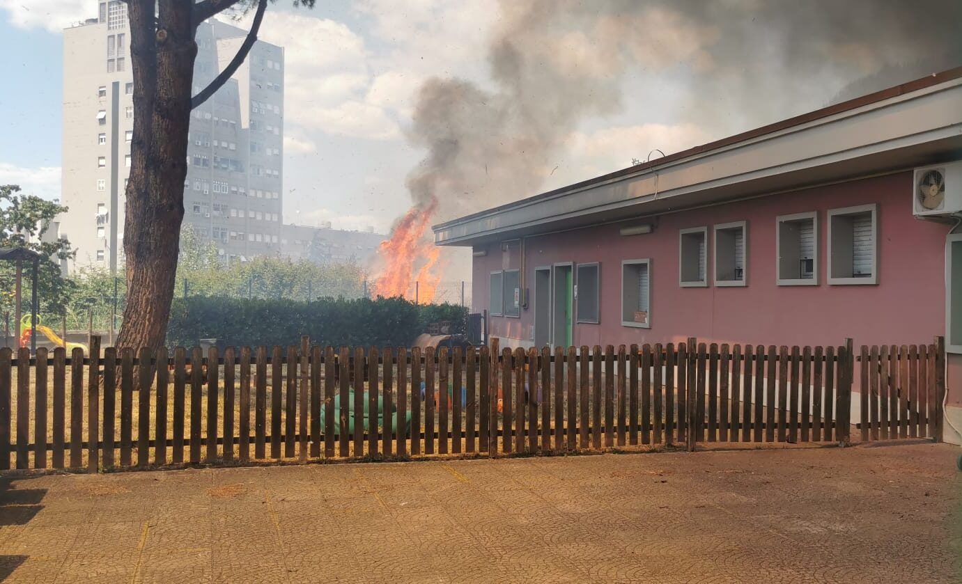 incendio via Monte Resegone